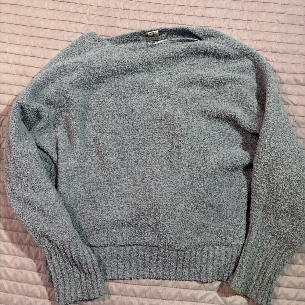 Sincerely Jules Cozy Blue Oversized Sweater